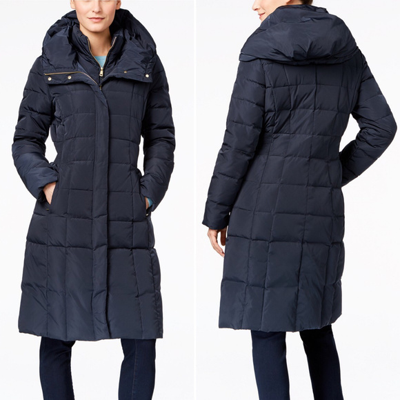 cole haan layered down puffer coat